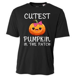 Cutest Pumpkin In The Patch Funny Halloween Thanksgiving Cooling Performance Crew T-Shirt