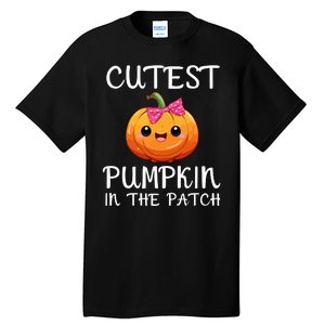 Cutest Pumpkin In The Patch Funny Halloween Thanksgiving Tall T-Shirt