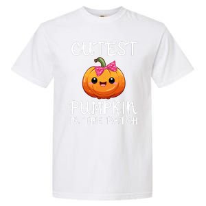 Cutest Pumpkin In The Patch Funny Halloween Thanksgiving Garment-Dyed Heavyweight T-Shirt