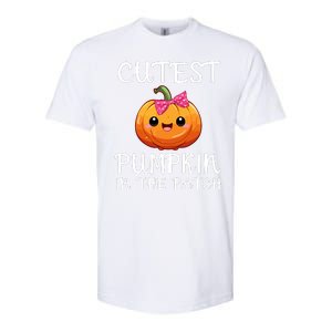 Cutest Pumpkin In The Patch Funny Halloween Thanksgiving Softstyle CVC T-Shirt