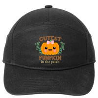 Cutest Pumpkin In The Patch October 7-Panel Snapback Hat