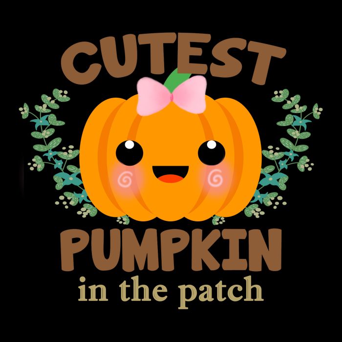 Cutest Pumpkin In The Patch October 7-Panel Snapback Hat
