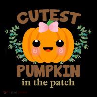 Cutest Pumpkin In The Patch October Pom Pom 12in Knit Beanie