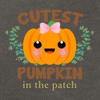 Cutest Pumpkin In The Patch October Cotton Canvas Backpack