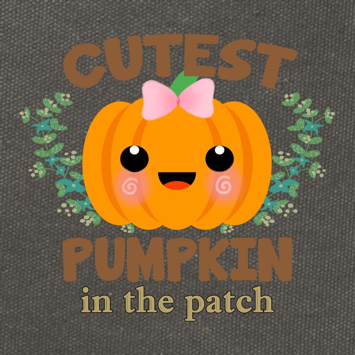 Cutest Pumpkin In The Patch October Cotton Canvas Backpack