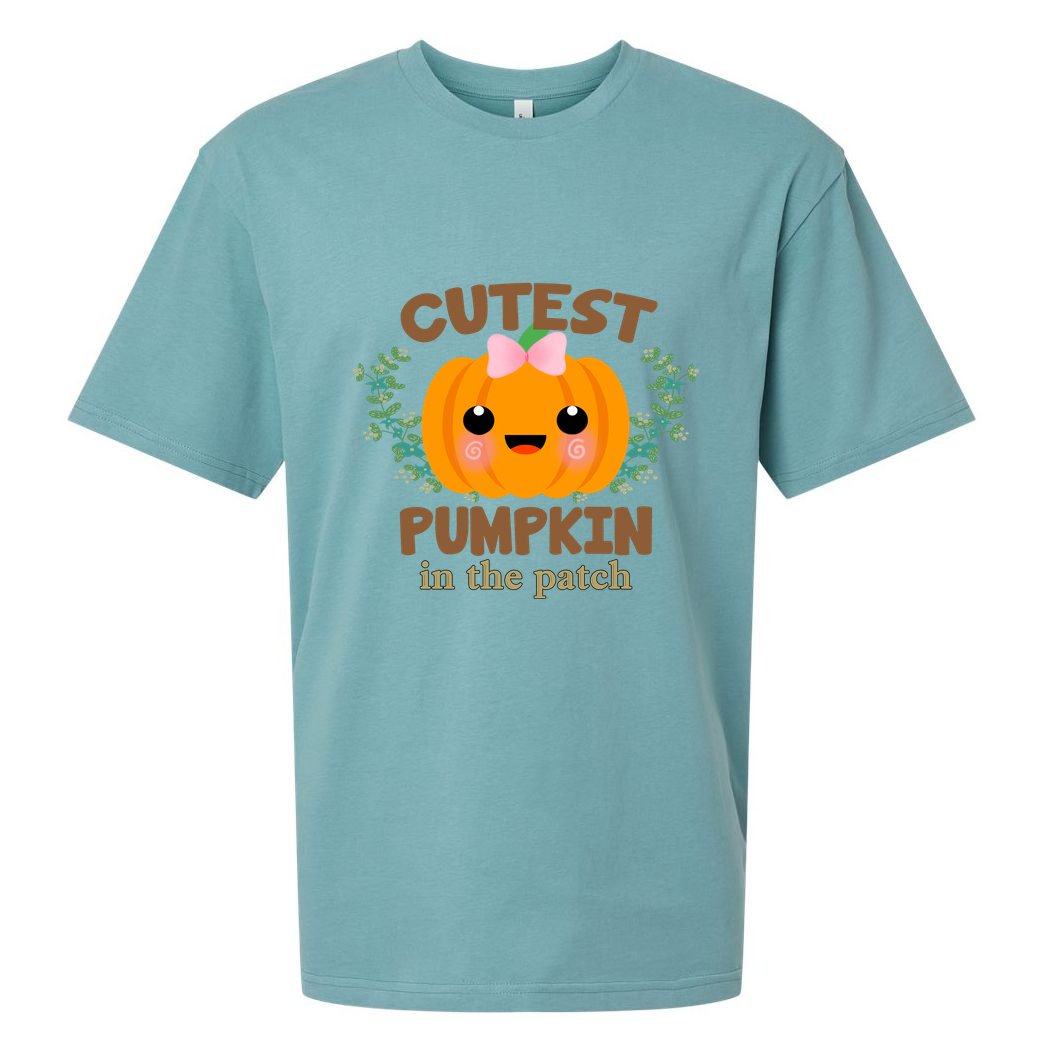 Cutest Pumpkin In The Patch October Sueded Cloud Jersey T-Shirt