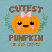 Cutest Pumpkin In The Patch October Sueded Cloud Jersey T-Shirt