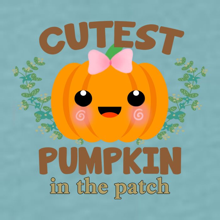 Cutest Pumpkin In The Patch October Sueded Cloud Jersey T-Shirt