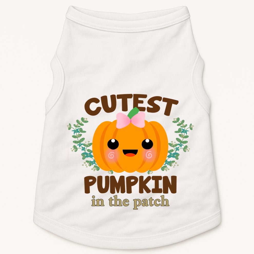 Cutest Pumpkin In The Patch October Doggie Tank