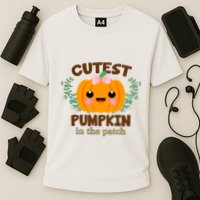 Cutest Pumpkin In The Patch October Performance Shirt