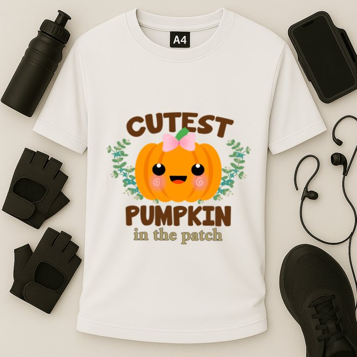Cutest Pumpkin In The Patch October Performance Shirt