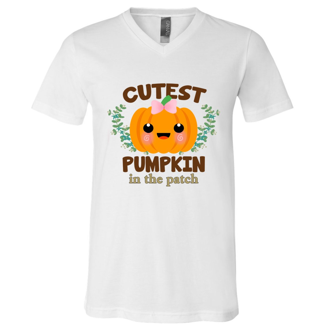Cutest Pumpkin In The Patch October V-Neck T-Shirt