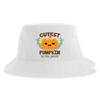 Cutest Pumpkin In The Patch October Sustainable Bucket Hat