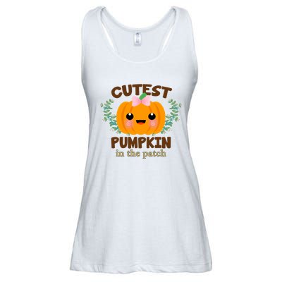 Cutest Pumpkin In The Patch October Ladies Essential Flowy Tank