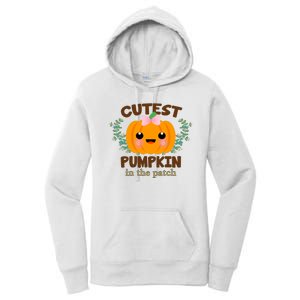 Cutest Pumpkin In The Patch October Women's Pullover Hoodie