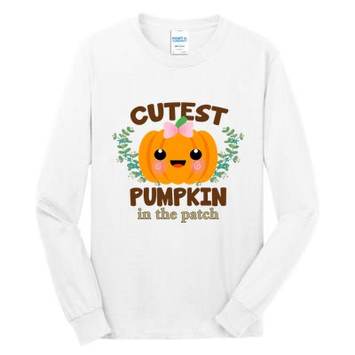 Cutest Pumpkin In The Patch October Tall Long Sleeve T-Shirt