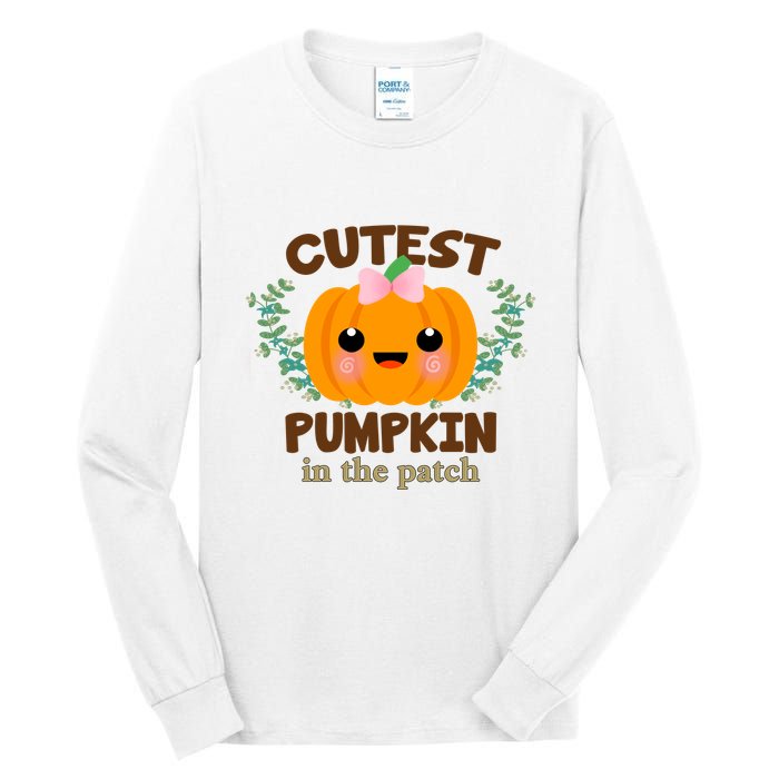 Cutest Pumpkin In The Patch October Tall Long Sleeve T-Shirt