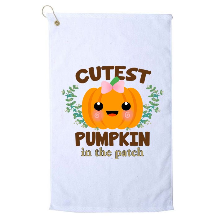 Cutest Pumpkin In The Patch October Golf Towel