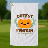 Cutest Pumpkin In The Patch October Golf Towel