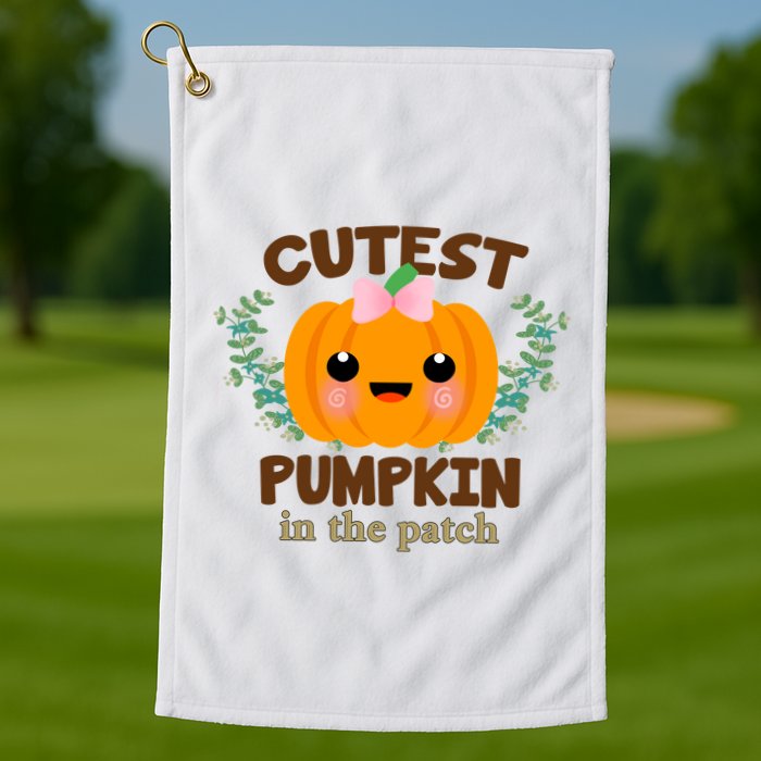 Cutest Pumpkin In The Patch October Golf Towel