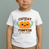 Cutest Pumpkin In The Patch October Toddler T-Shirt