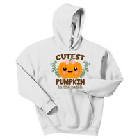 Cutest Pumpkin In The Patch October Kids Hoodie