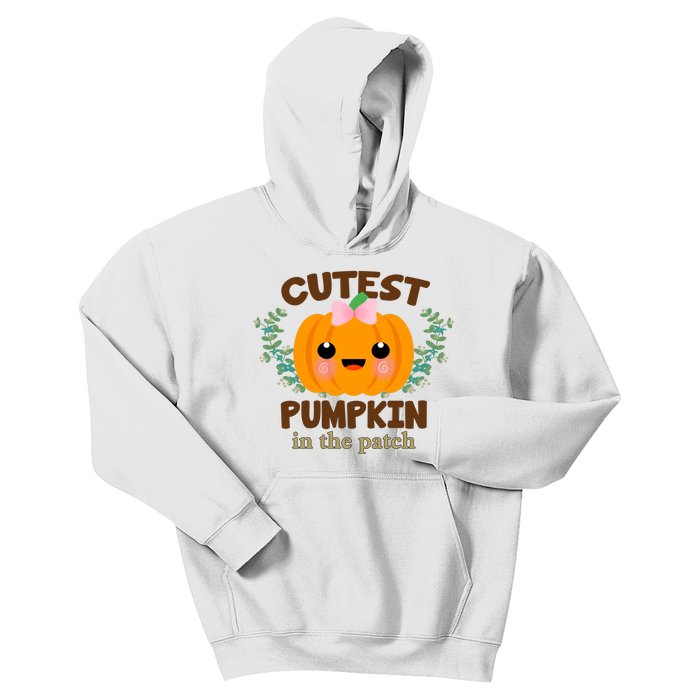 Cutest Pumpkin In The Patch October Kids Hoodie