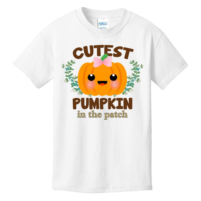 Cutest Pumpkin In The Patch October Kids T-Shirt