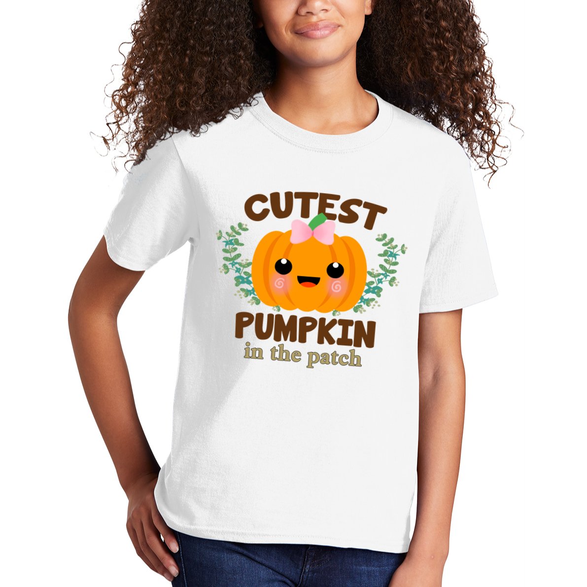 Cutest Pumpkin In The Patch October Kids T-Shirt