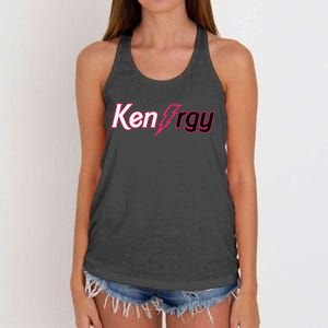 Cute Pinky I Am Keough Funny Kenrgy Women's Knotted Racerback Tank