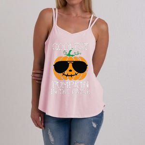 Coolest Pumpkin In The Patch Halloween Women's Strappy Tank