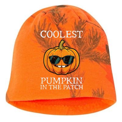 Coolest Pumpkin In The Patch Halloween Kati - Camo Knit Beanie