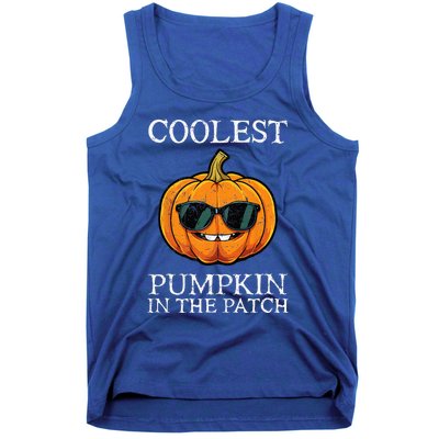 Coolest Pumpkin In The Patch Halloween Tank Top