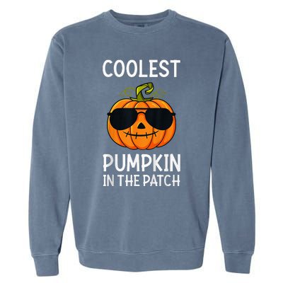 Coolest Pumpkin In The Patch Halloween Garment-Dyed Sweatshirt