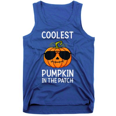 Coolest Pumpkin In The Patch Halloween Tank Top