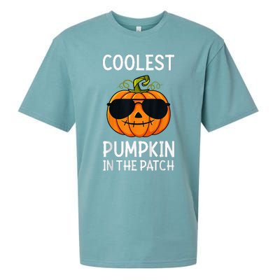 Coolest Pumpkin In The Patch Halloween Sueded Cloud Jersey T-Shirt