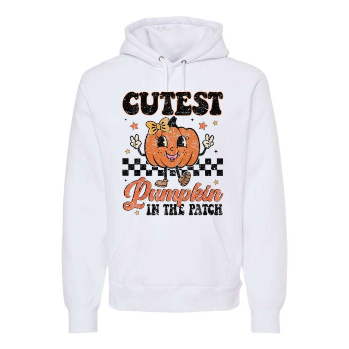 Cutest Pumpkin In The Patch Happy Halloween Premium Hoodie