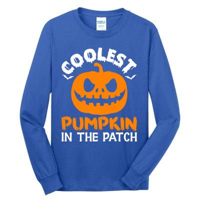 Coolest Pumpkin In The Patch For Halloween Fans Gift Tall Long Sleeve T-Shirt