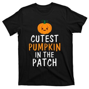 Cutest Pumpkin In The Patch Fun Halloween Gift T-Shirt