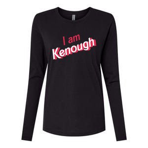 Cute Pinky I Am Kenough Funny I Am Kenough Womens Cotton Relaxed Long Sleeve T-Shirt