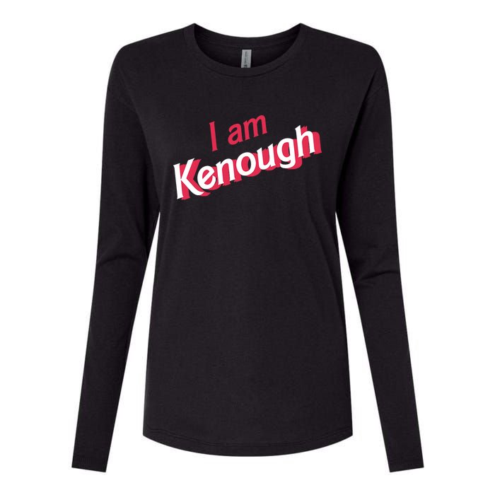 Cute Pinky I Am Kenough Funny I Am Kenough Womens Cotton Relaxed Long Sleeve T-Shirt