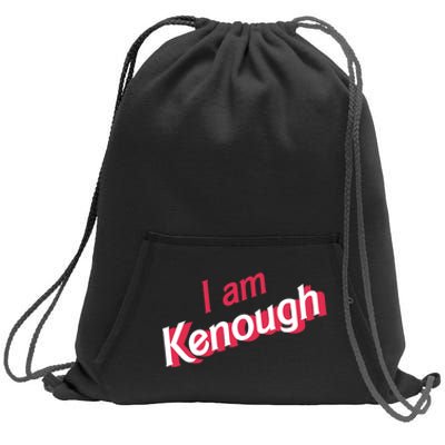 Cute Pinky I Am Kenough Funny I Am Kenough Sweatshirt Cinch Pack Bag