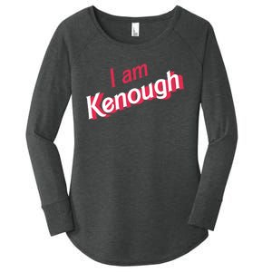 Cute Pinky I Am Kenough Funny I Am Kenough Women's Perfect Tri Tunic Long Sleeve Shirt