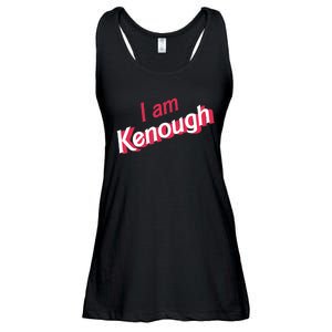 Cute Pinky I Am Kenough Funny I Am Kenough Ladies Essential Flowy Tank