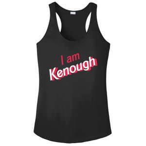 Cute Pinky I Am Kenough Funny I Am Kenough Ladies PosiCharge Competitor Racerback Tank