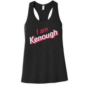 Cute Pinky I Am Kenough Funny I Am Kenough Women's Racerback Tank