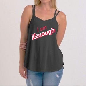 Cute Pinky I Am Kenough Funny I Am Kenough Women's Strappy Tank