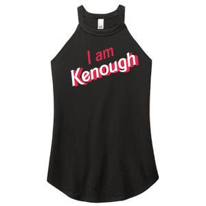 Cute Pinky I Am Kenough Funny I Am Kenough Women's Perfect Tri Rocker Tank