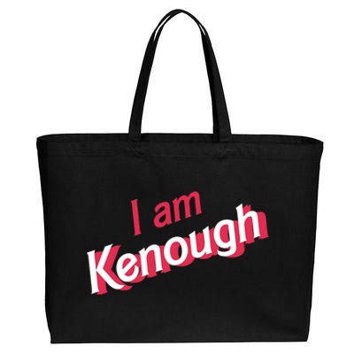 Cute Pinky I Am Kenough Funny I Am Kenough Cotton Canvas Jumbo Tote