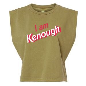 Cute Pinky I Am Kenough Funny I Am Kenough Garment-Dyed Women's Muscle Tee